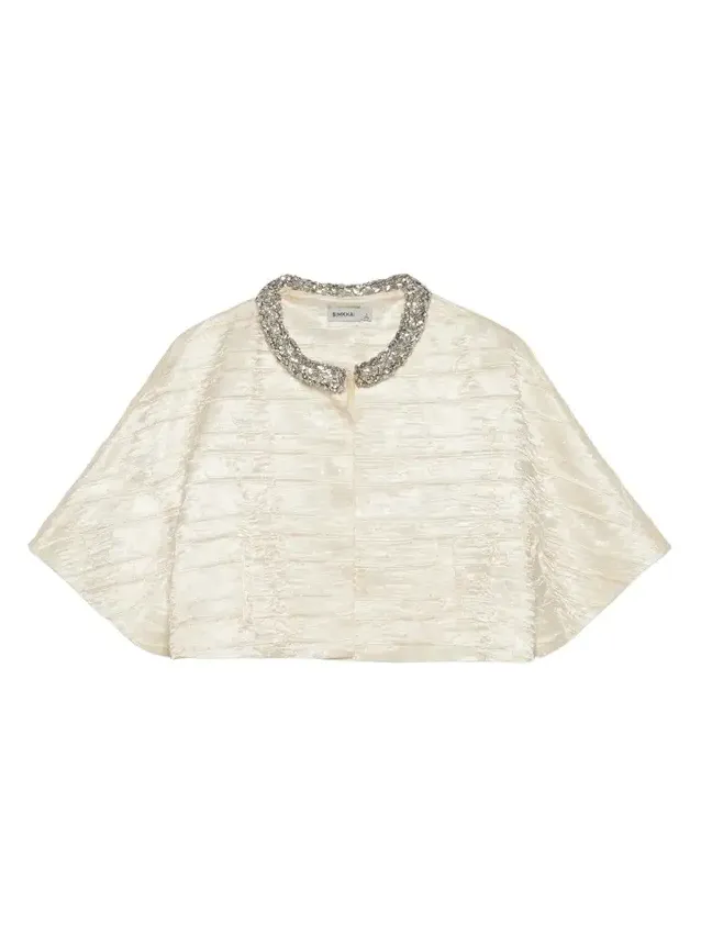 Elvessa Embellished Satin Jacket Elvessa Embellished Satin Jacket