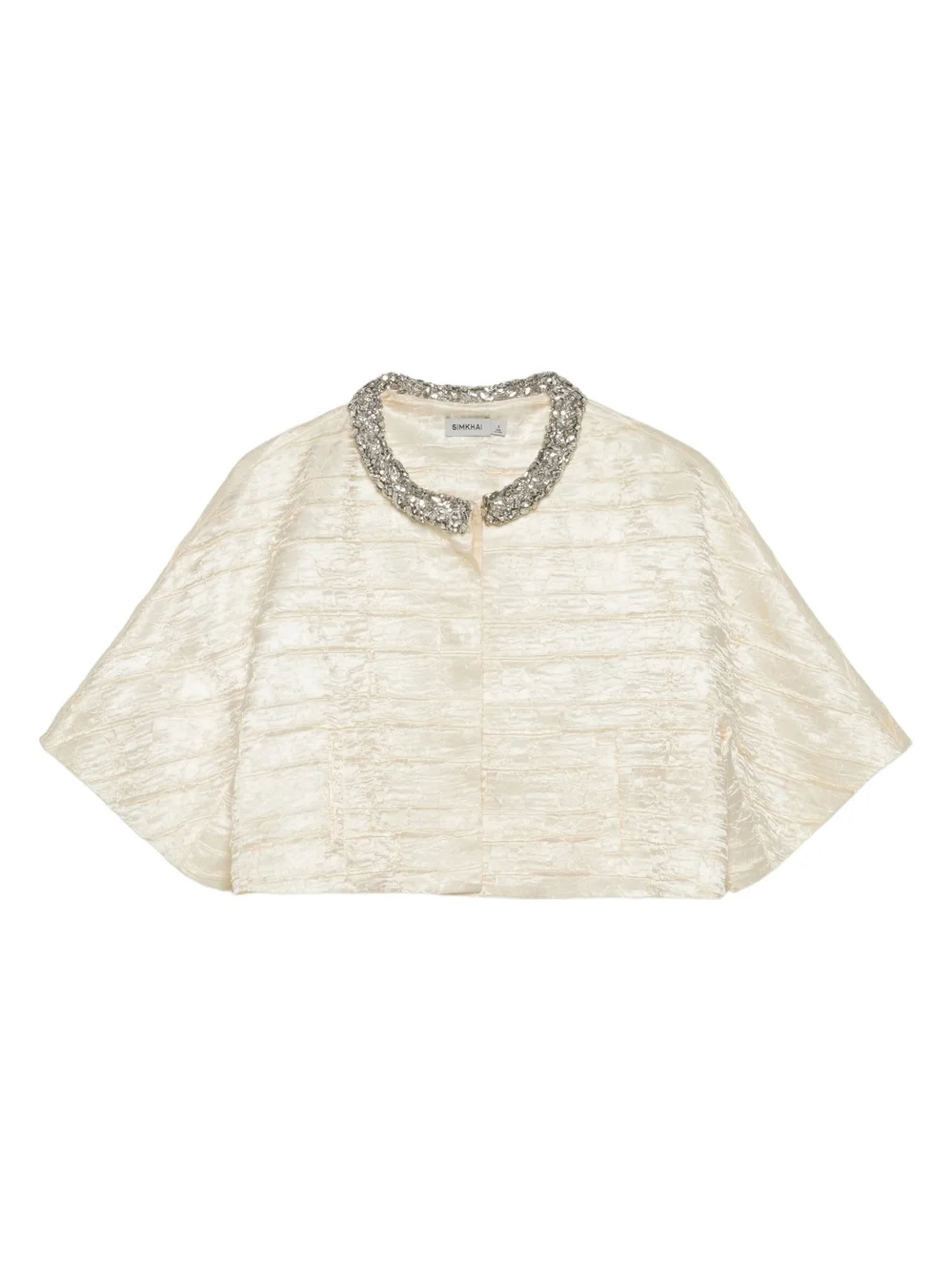 Elvessa Embellished Satin Jacket Elvessa Embellished Satin Jacket