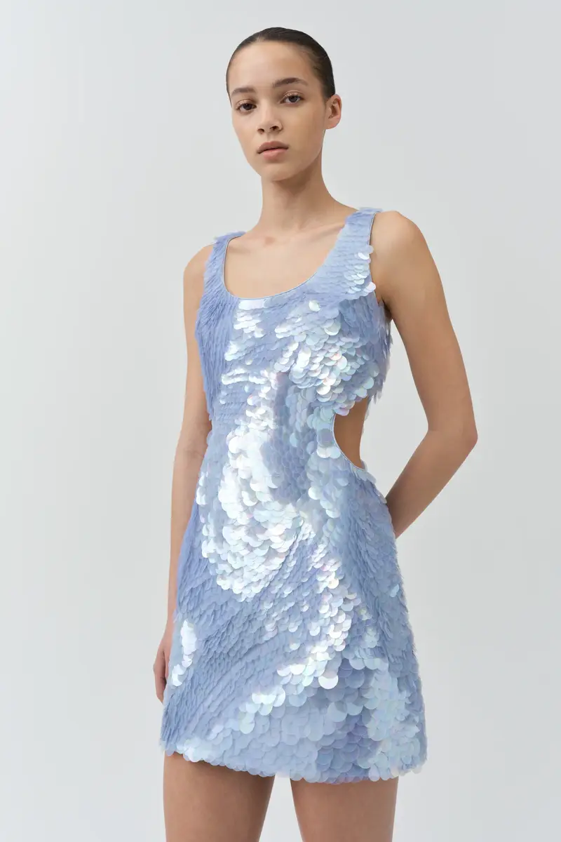 Simkhai Emilie Sequin Mini Dress | Thumbnail 4