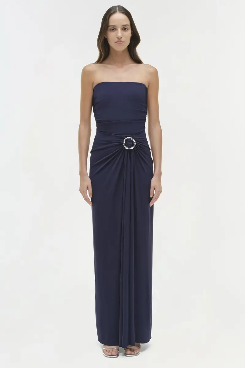 Simkhai Emma Jersey Strapless Gown | Thumbnail 6 Simkhai Emma Jersey Strapless Gown | Thumbnail 6