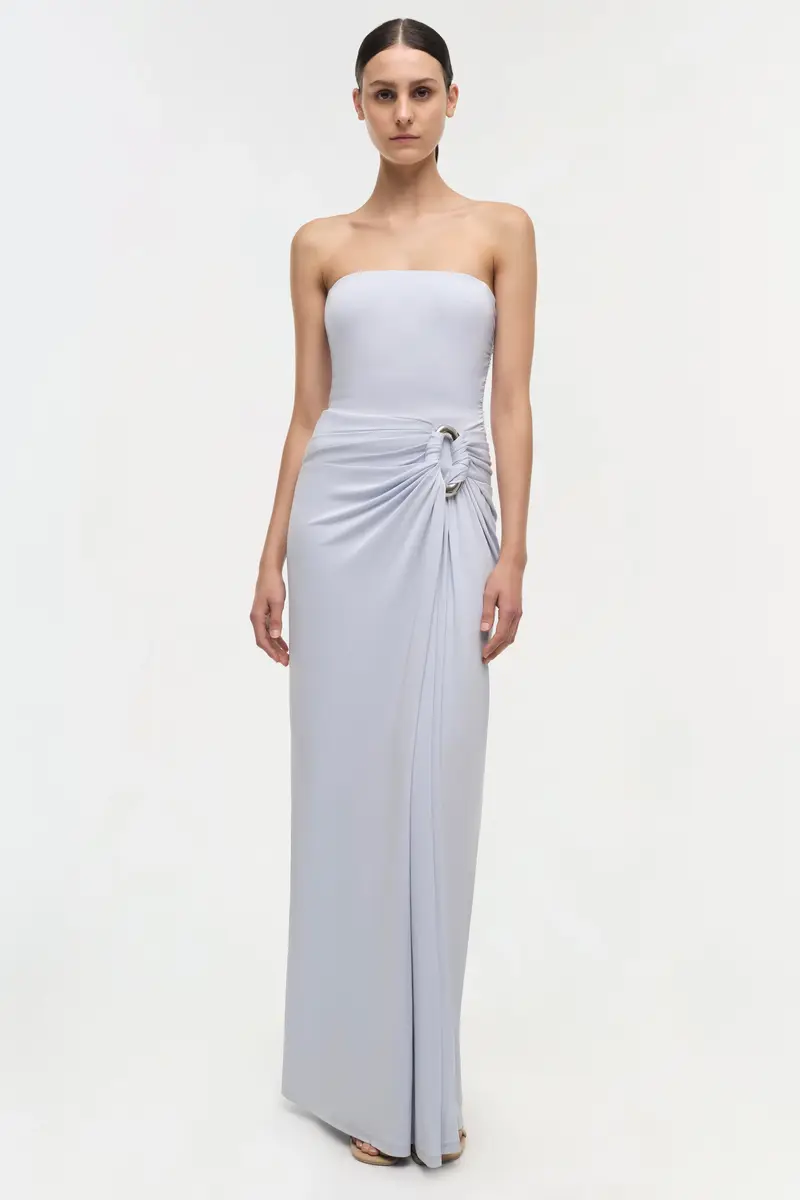 Simkhai Emma Strapless Jersey Gown | Thumbnail 2 Simkhai Emma Strapless Jersey Gown | Thumbnail 2