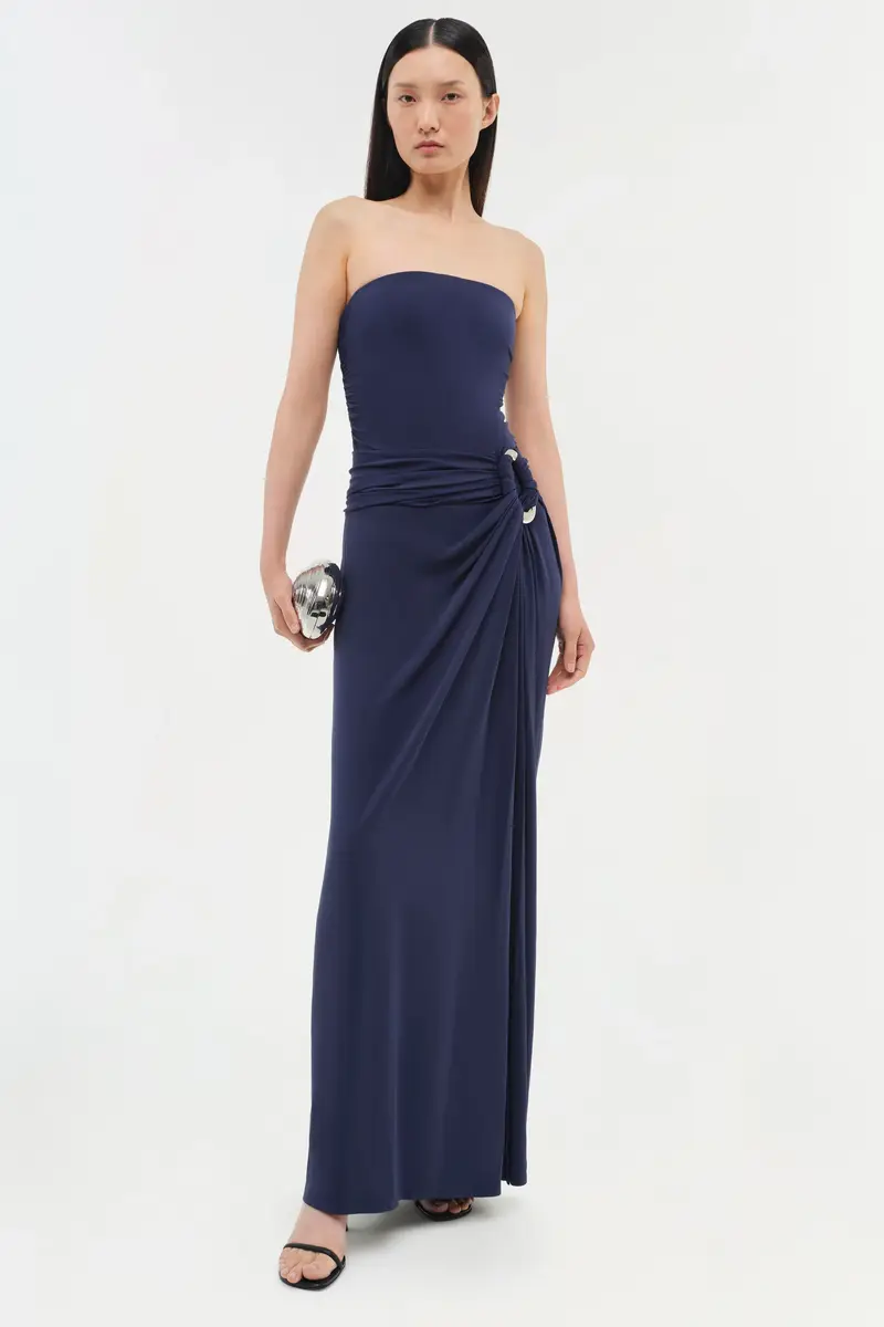 Simkhai Emma Strapless Jersey Gown | Thumbnail 2 Simkhai Emma Strapless Jersey Gown | Thumbnail 2