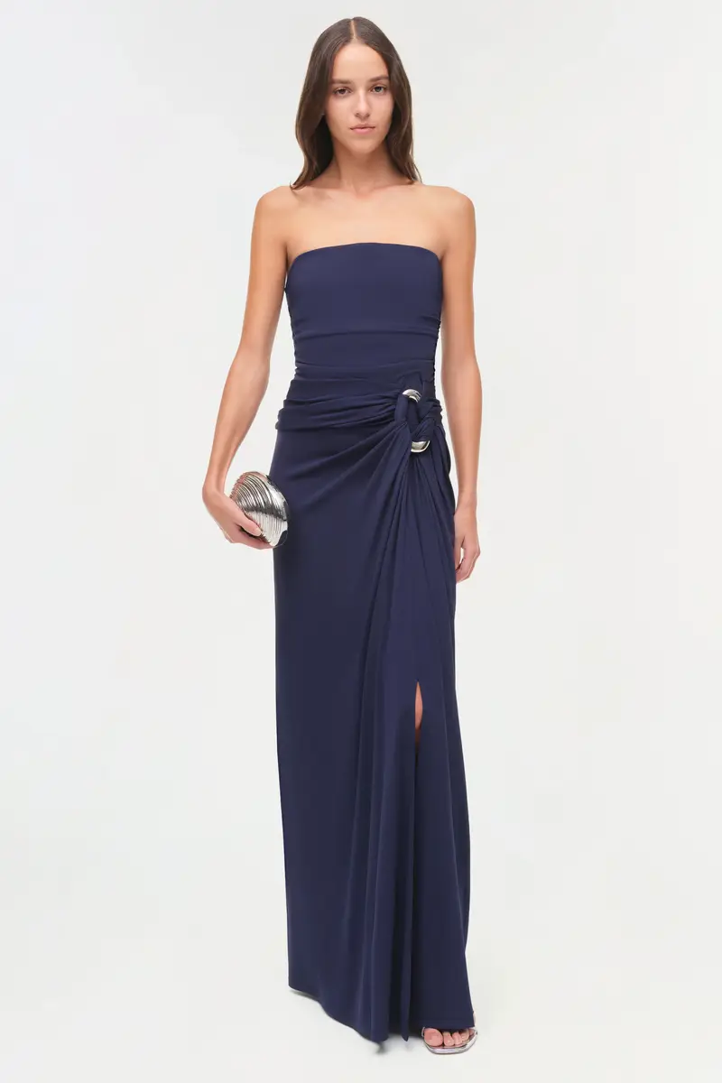 Simkhai Emma Strapless Jersey Gown | Thumbnail 2 Simkhai Emma Strapless Jersey Gown | Thumbnail 2