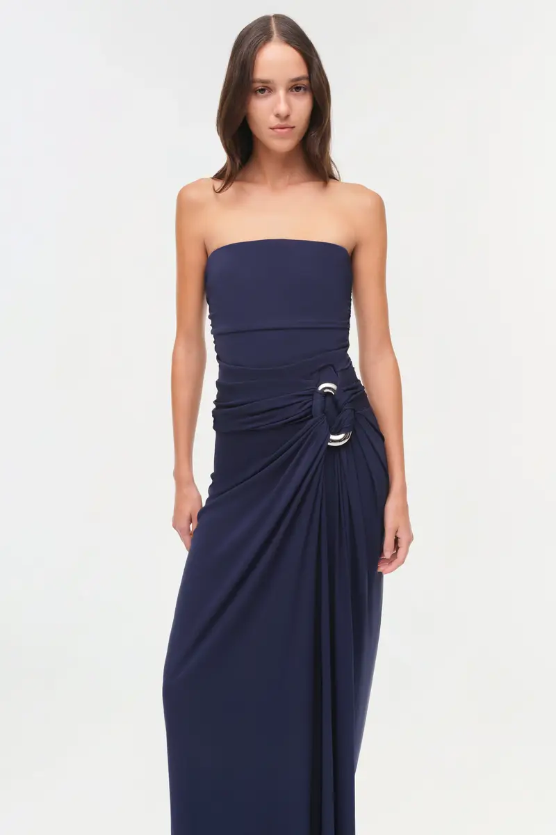 Simkhai Emma Strapless Jersey Gown | Thumbnail 3 Simkhai Emma Strapless Jersey Gown | Thumbnail 3