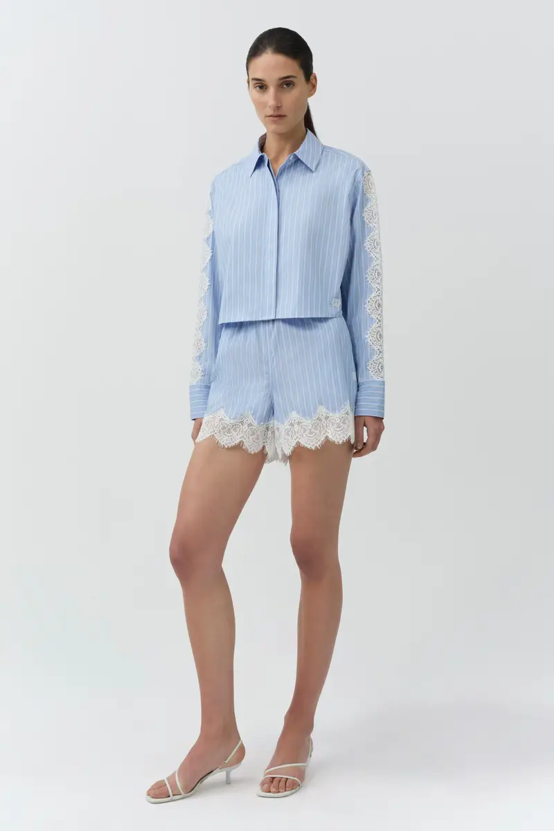 Simkhai Emmie Cotton Lace Shorts | Thumbnail 2 Simkhai Emmie Cotton Lace Shorts | Thumbnail 2