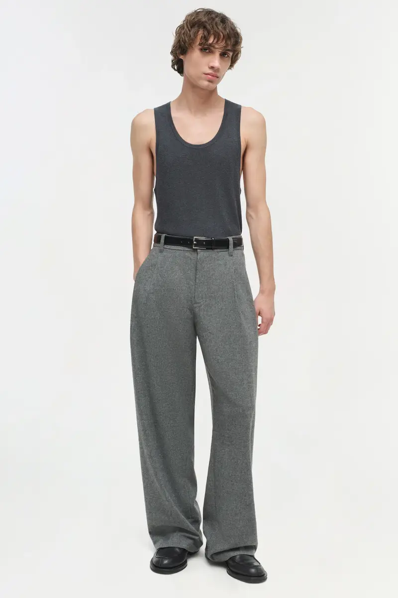 Simkhai Falcon Pleated Wide Leg Pants | Thumbnail 2
