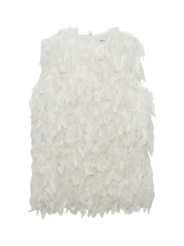 Fei Feathery Satin Top