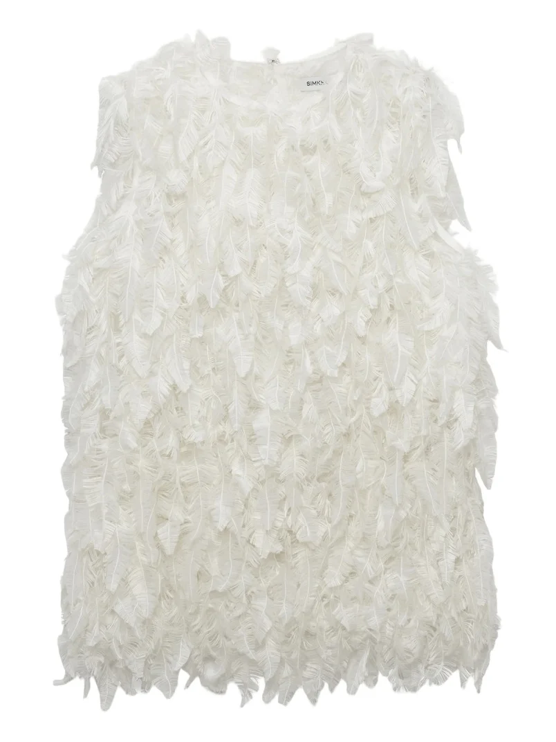 Fei Feathery Satin Top Fei Feathery Satin Top