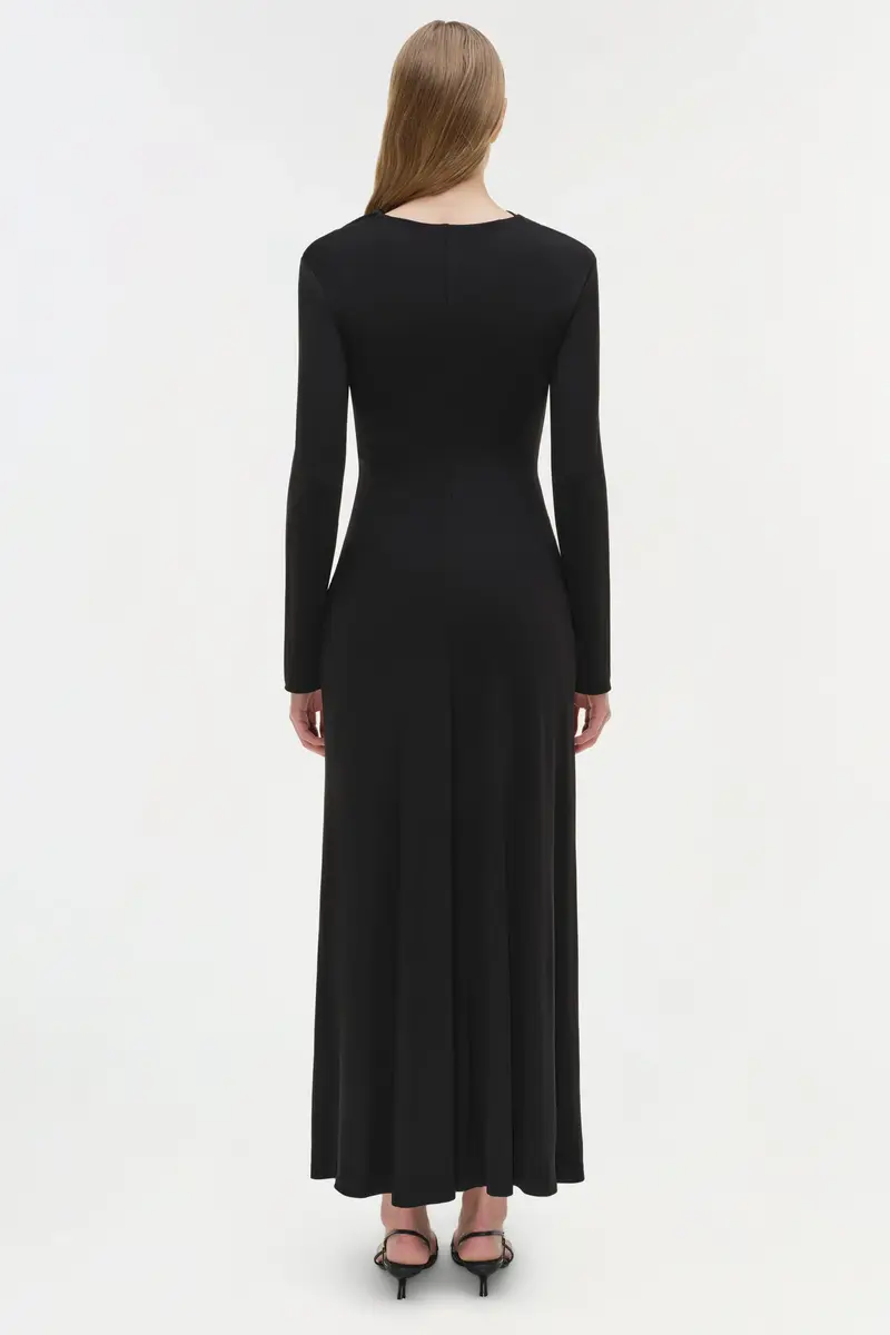 Simkhai Ferrera Draped Jersey Midi Dress | Thumbnail 5 Simkhai Ferrera Draped Jersey Midi Dress | Thumbnail 5