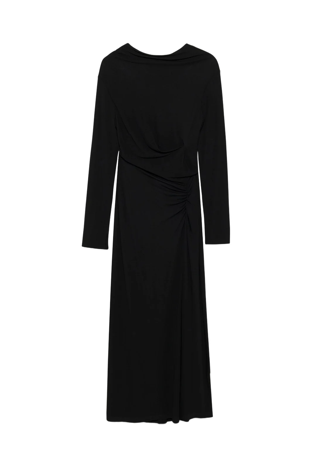 Ferrera Draped Jersey Midi Dress Ferrera Draped Jersey Midi Dress