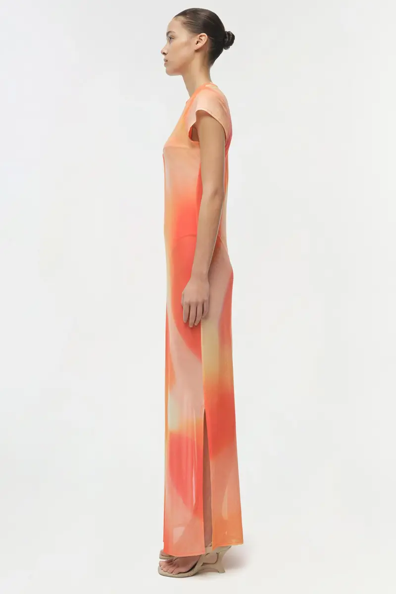 Simkhai Fia Mesh Midi Dress | Thumbnail 4