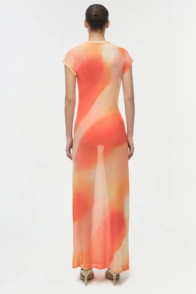Simkhai Fia Mesh Midi Dress | Thumbnail 5
