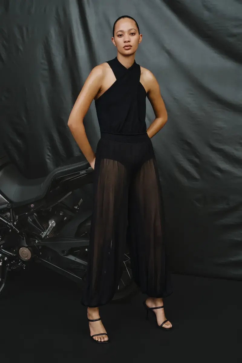 Simkhai Flora Sheer Knit Pant | Thumbnail 2 Simkhai Flora Sheer Knit Pant | Thumbnail 2