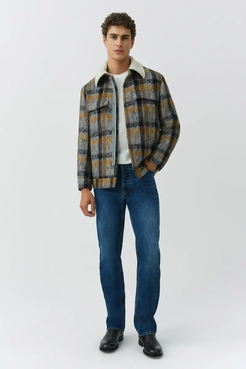 Simkhai Ford Plaid Trucker Jacket | Thumbnail 2 Simkhai Ford Plaid Trucker Jacket | Thumbnail 2