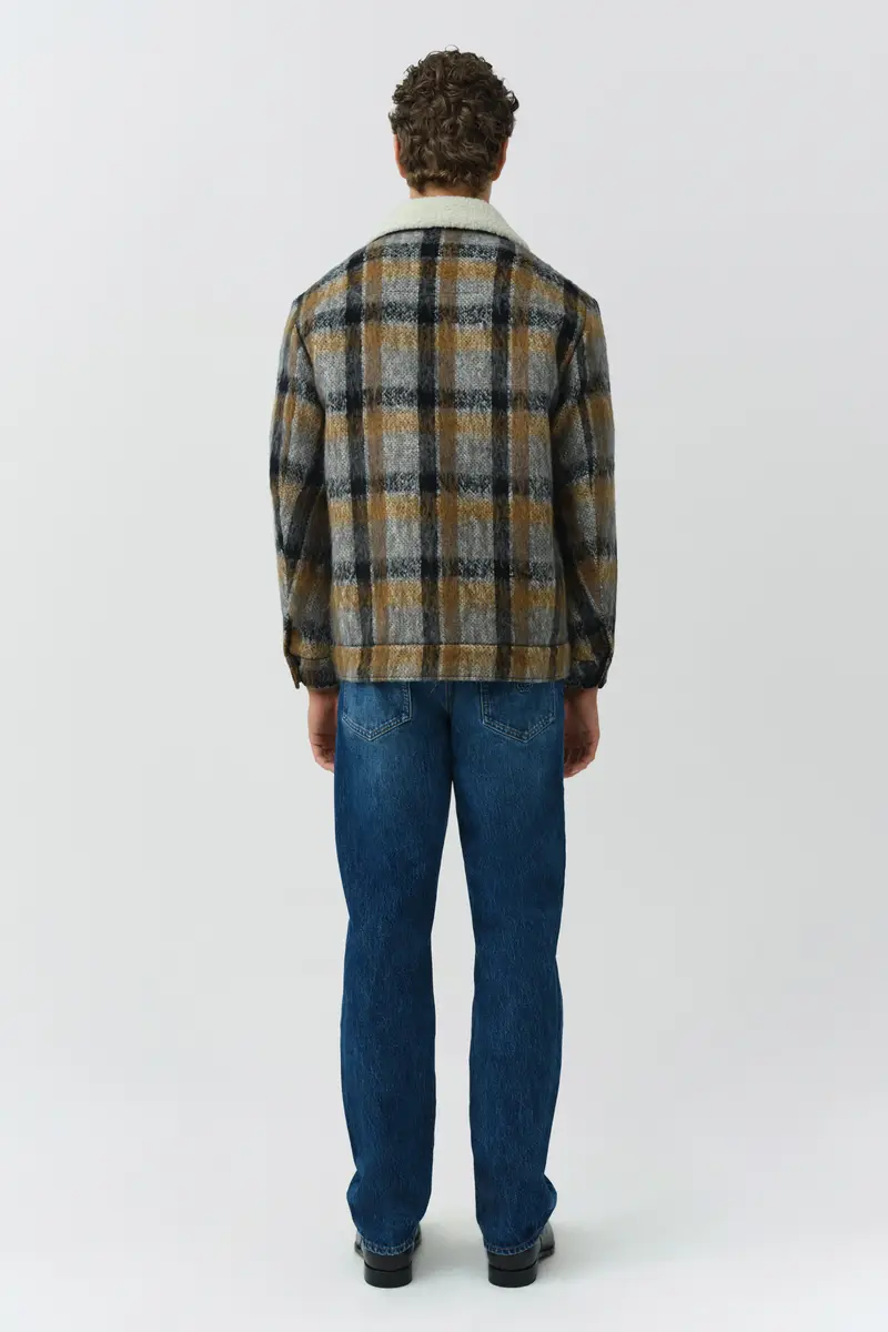 Simkhai Ford Plaid Trucker Jacket | Thumbnail 5 Simkhai Ford Plaid Trucker Jacket | Thumbnail 5