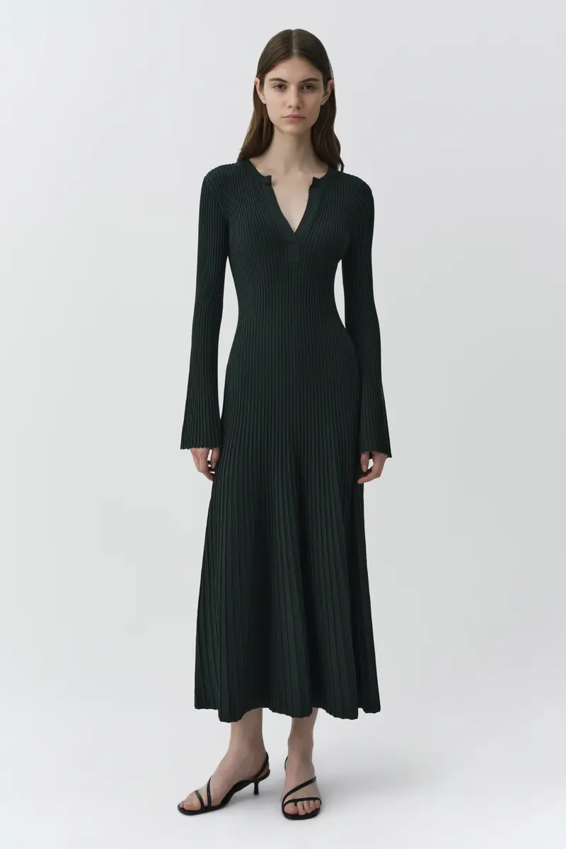 Simkhai Genna Compact Knit Midi Dress | Thumbnail 2 Simkhai Genna Compact Knit Midi Dress | Thumbnail 2