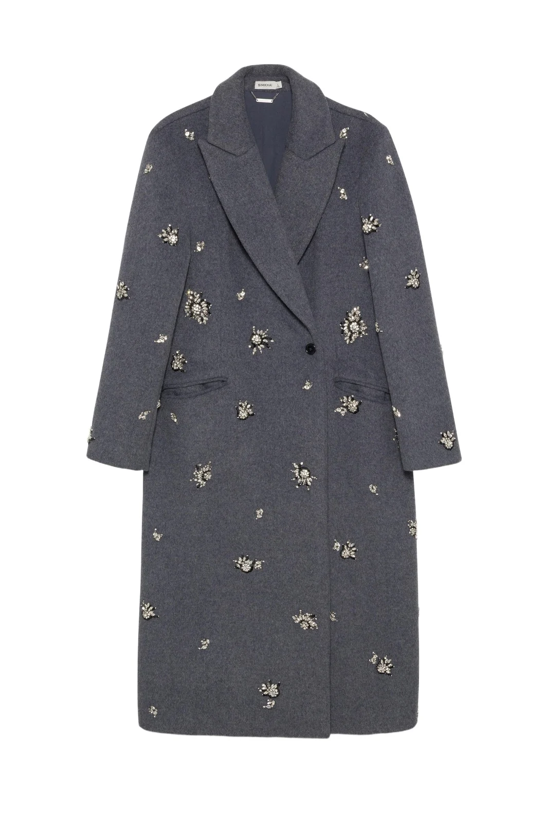Gianni Embellished Wool Coat Gianni Embellished Wool Coat