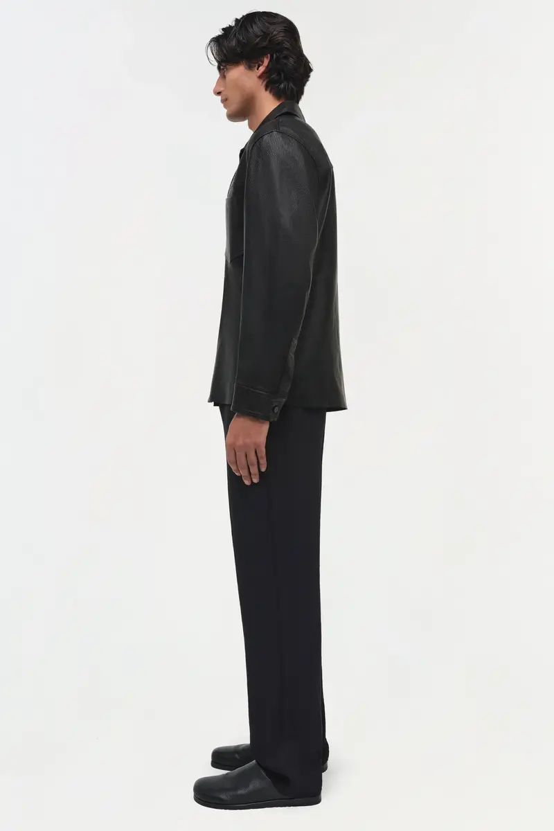 Simkhai Gibson Leather Shirt Jacket | Thumbnail 5
