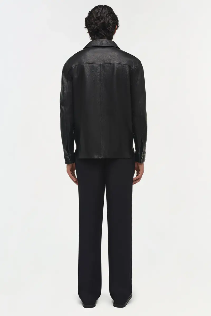 Simkhai Gibson Leather Shirt Jacket | Thumbnail 6