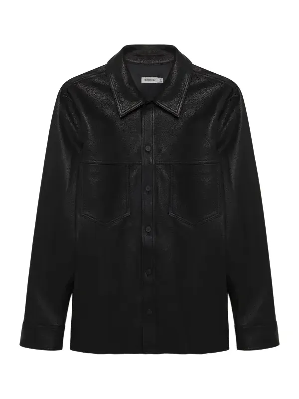 Gibson Leather Shirt Jacket
