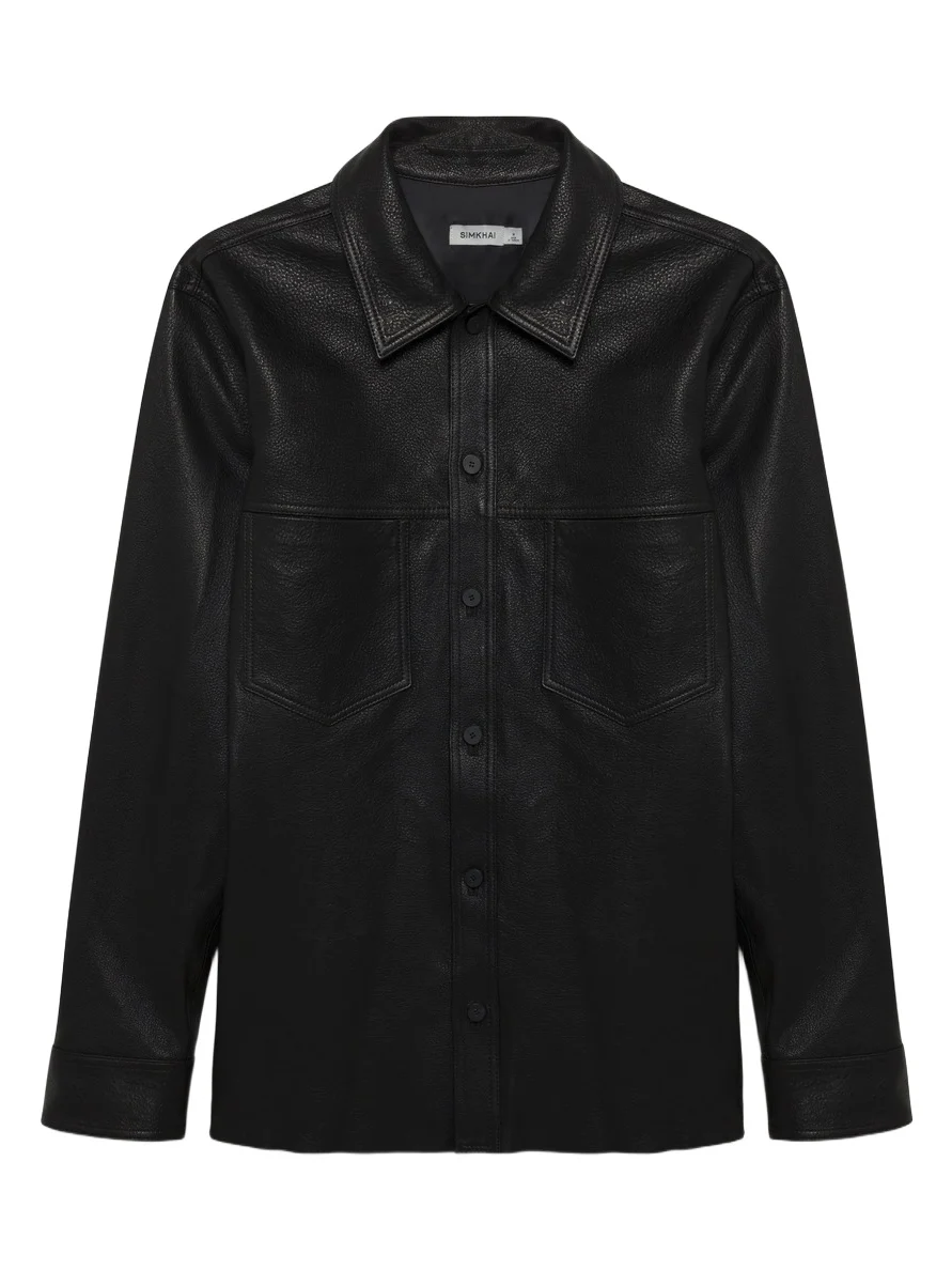 Gibson Leather Shirt Jacket