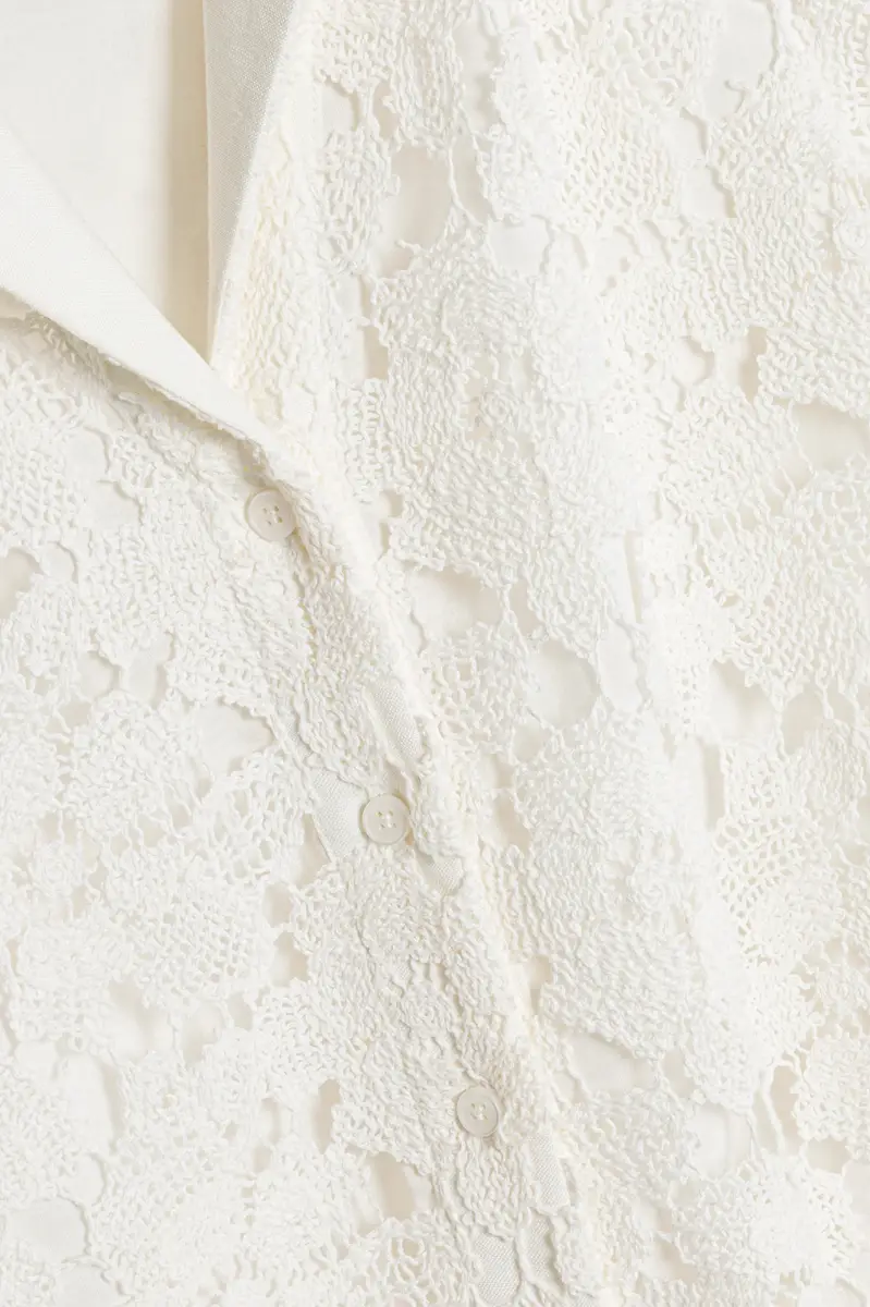 Simkhai Glenn Lace Camp Shirt | Thumbnail 7 Simkhai Glenn Lace Camp Shirt | Thumbnail 7