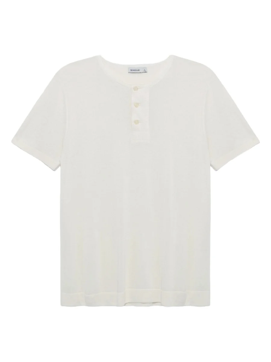 Hayes Silk Linen Henley Hayes Silk Linen Henley