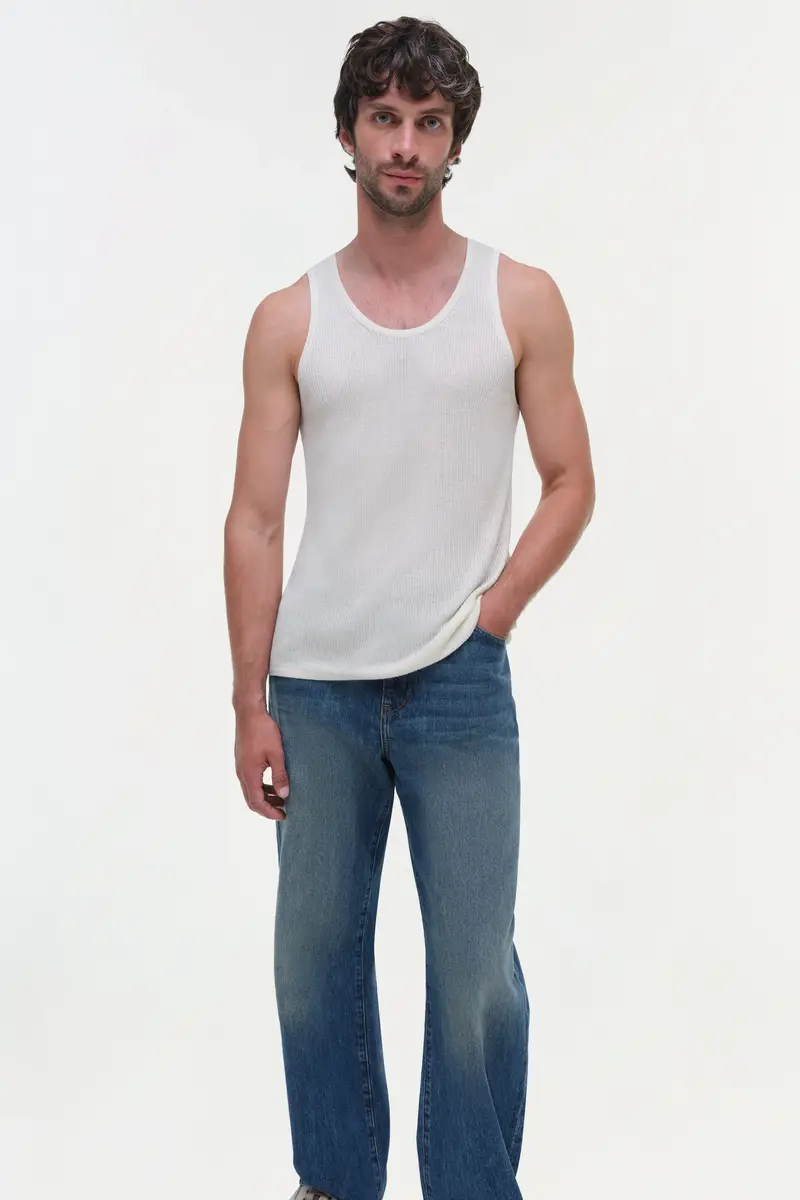 Simkhai Idris Silk Linen Tank | Thumbnail 4 Simkhai Idris Silk Linen Tank | Thumbnail 4