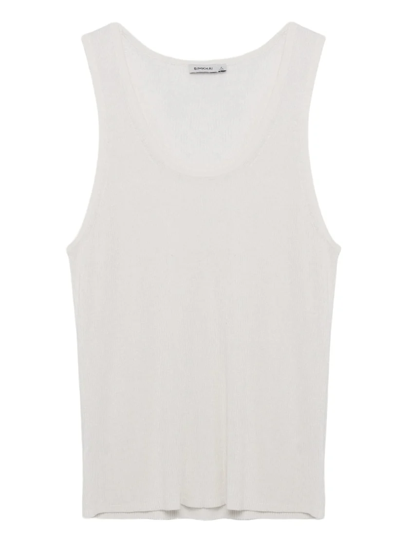 Idris Silk Linen Tank