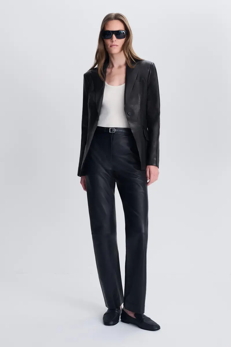 Simkhai Iressa Leather Blazer | Thumbnail 4 Simkhai Iressa Leather Blazer | Thumbnail 4