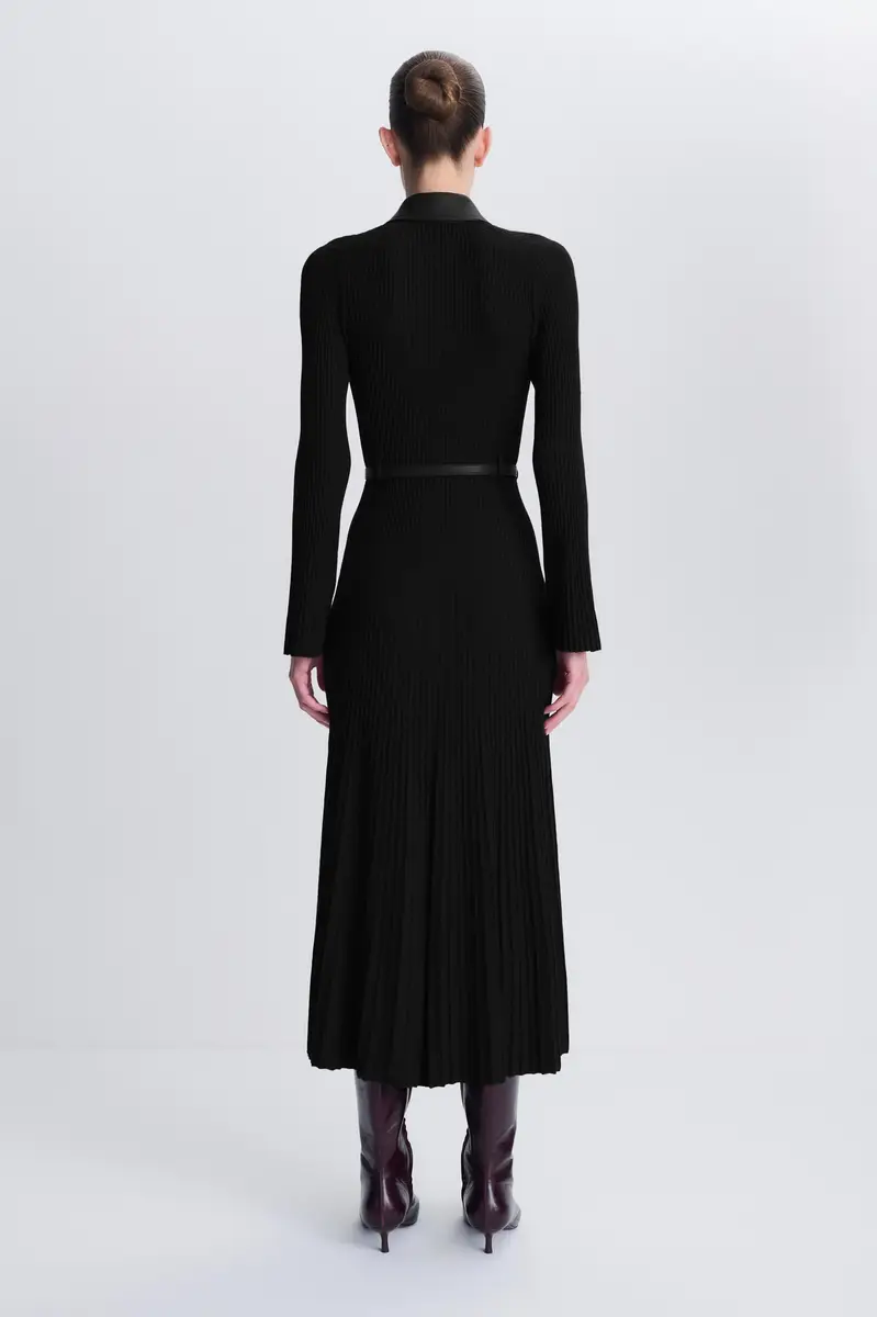 Simkhai Ismelle Collared Knit Midi Dress | Thumbnail 5 Simkhai Ismelle Collared Knit Midi Dress | Thumbnail 5