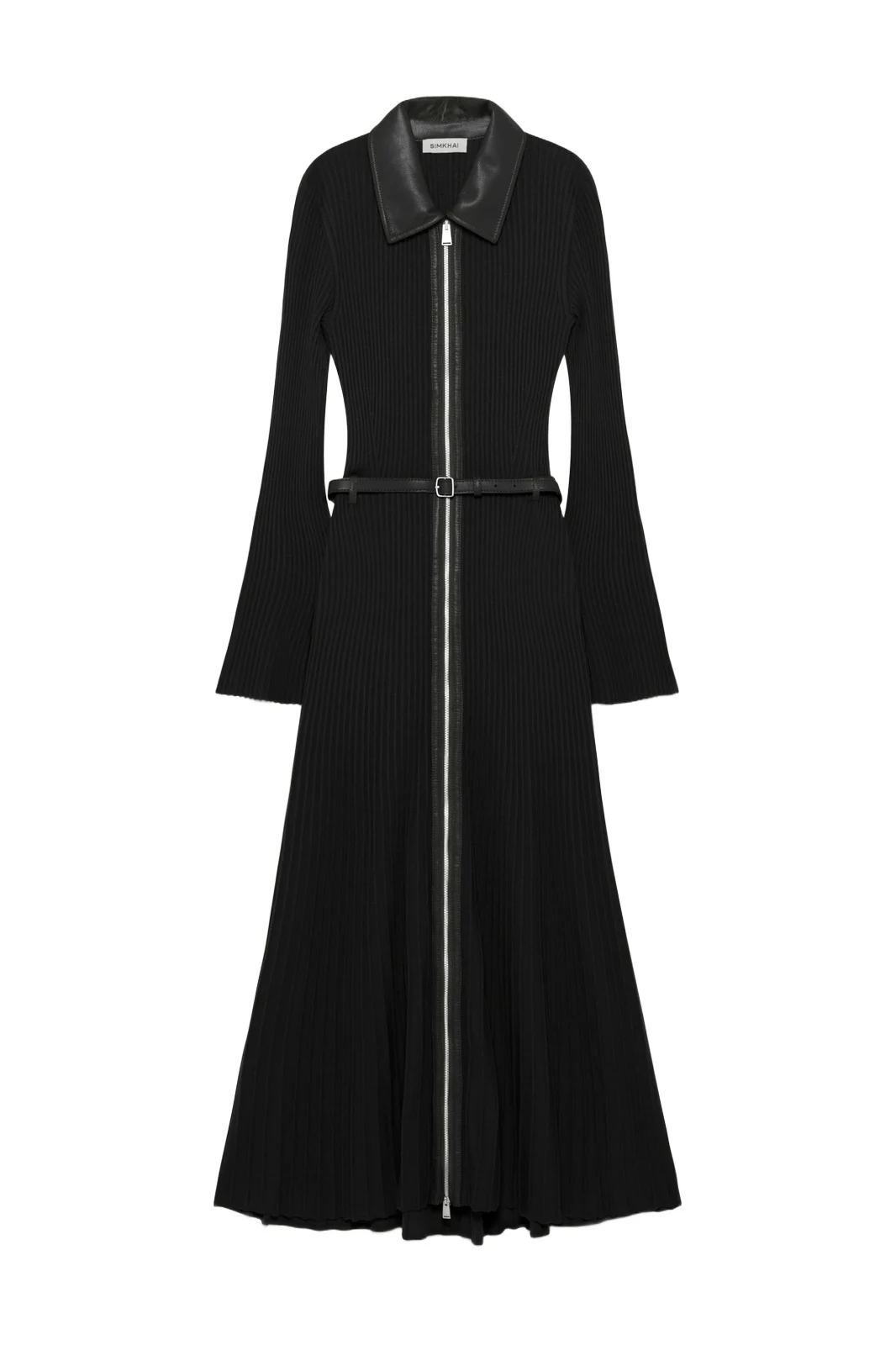 Ismelle Collared Knit Midi Dress Ismelle Collared Knit Midi Dress