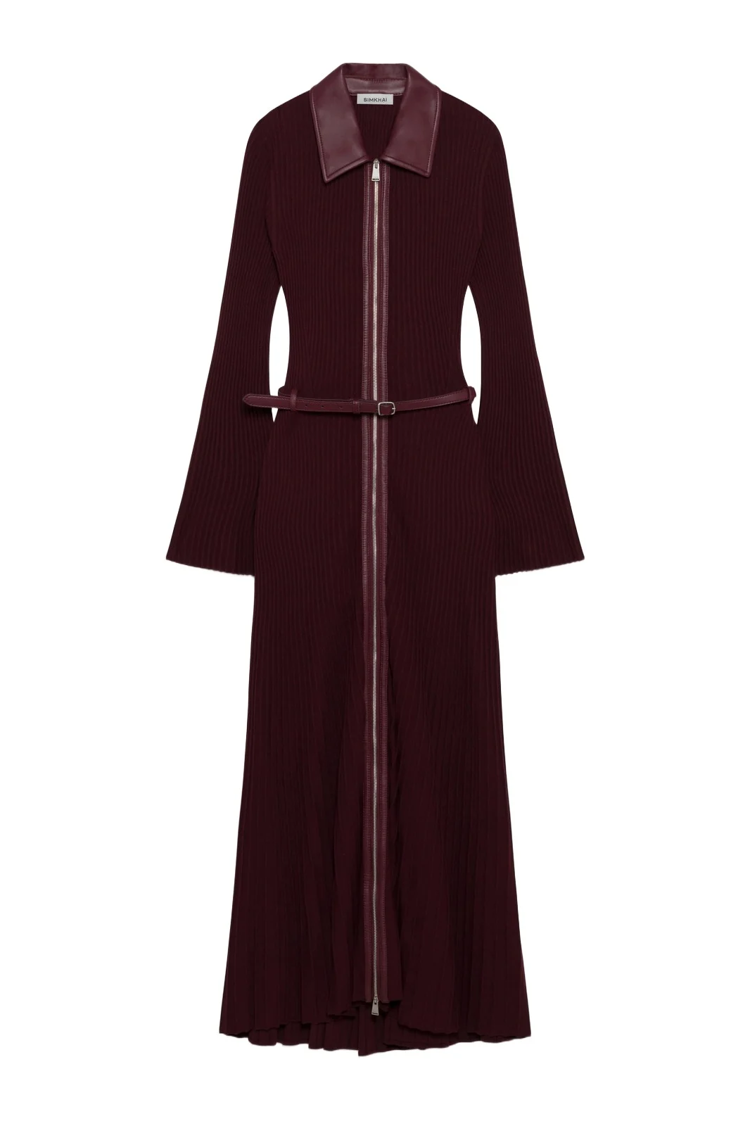 Ismelle Collared Knit Midi Dress Ismelle Collared Knit Midi Dress