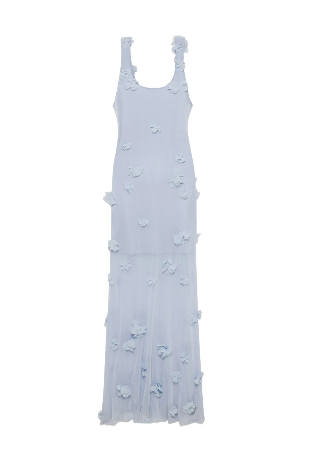 Ivi Floral Applique Midi Dress