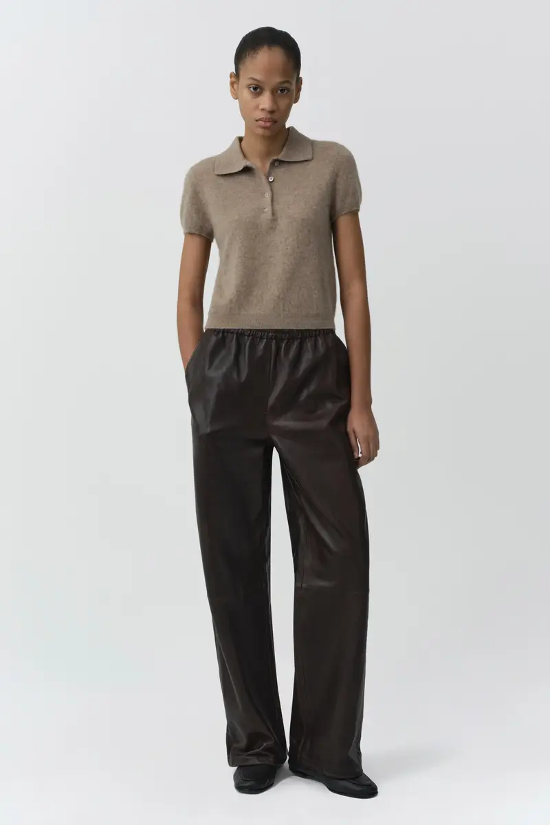 Simkhai Ivy Brushed Knit Polo | Thumbnail 6 Simkhai Ivy Brushed Knit Polo | Thumbnail 6