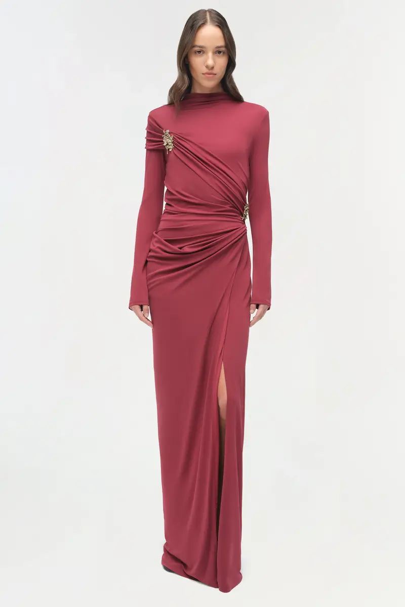 Simkhai Izadora Embellished Jersey Midi Dress | Thumbnail 2 Simkhai Izadora Embellished Jersey Midi Dress | Thumbnail 2