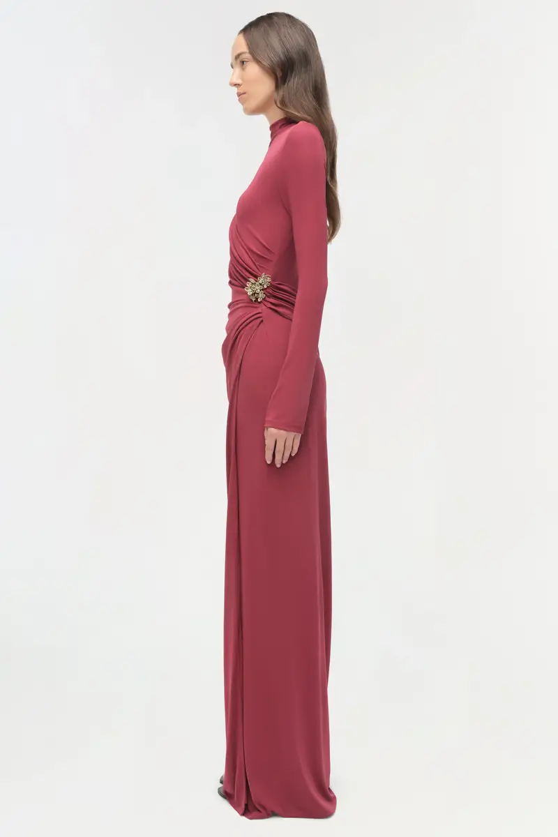 Simkhai Izadora Embellished Jersey Midi Dress | Thumbnail 4 Simkhai Izadora Embellished Jersey Midi Dress | Thumbnail 4