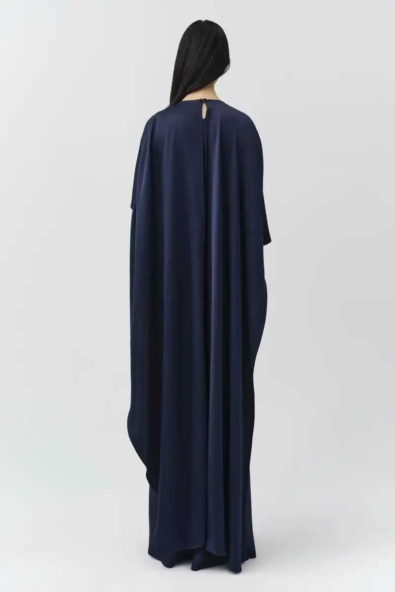 Simkhai Izel Satin Cape Gown | Thumbnail 5 Simkhai Izel Satin Cape Gown | Thumbnail 5