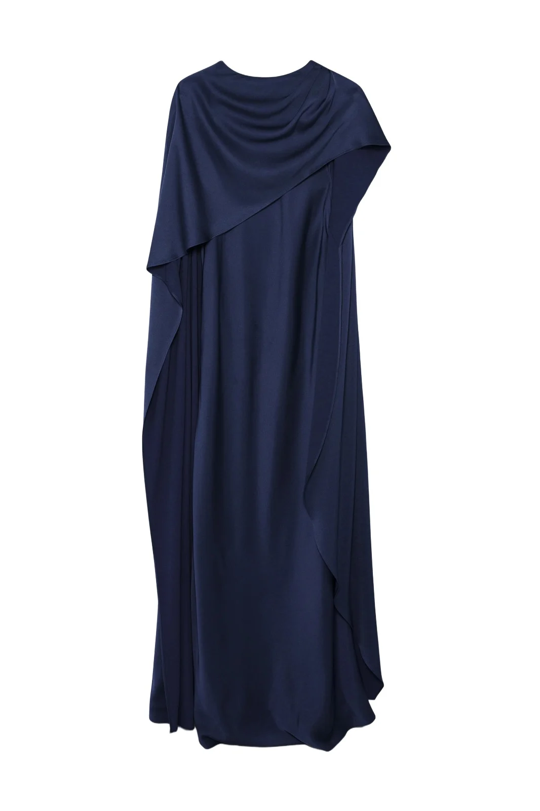 Izel Satin Cape Gown Izel Satin Cape Gown