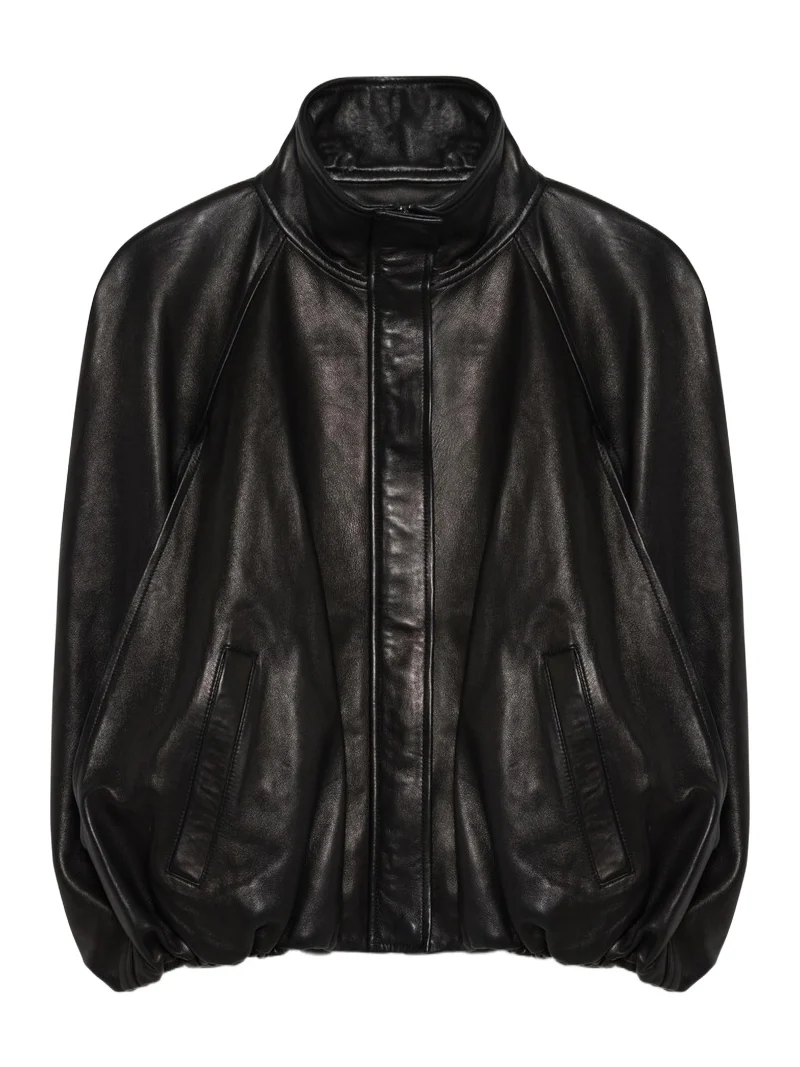 Jada Leather Cape Jacket