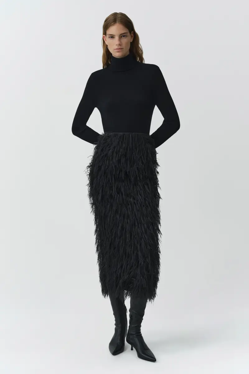 Simkhai Jade Fringe Jacquard Midi Skirt | Thumbnail 3 Simkhai Jade Fringe Jacquard Midi Skirt | Thumbnail 3