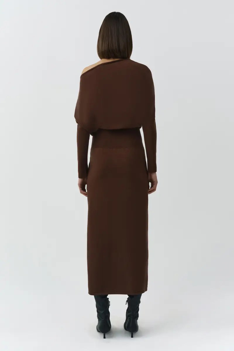 Simkhai Janese Off Shoulder Knit Midi Dress | Thumbnail 5