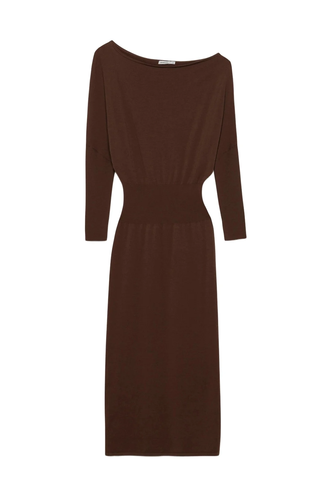 Janese Off Shoulder Knit Midi Dress