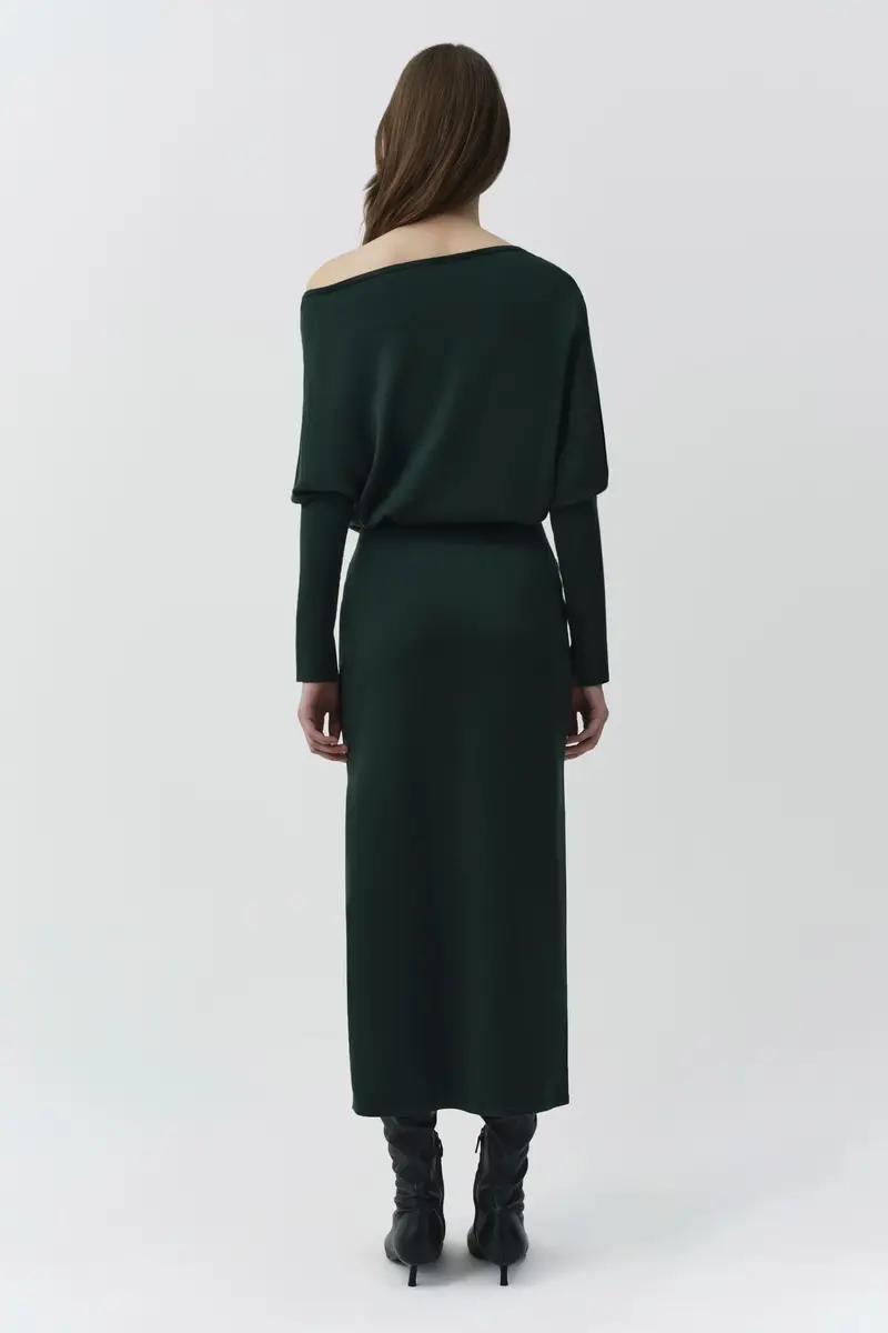 Simkhai Janese Off Shoulder Knit Midi Dress | Thumbnail 5