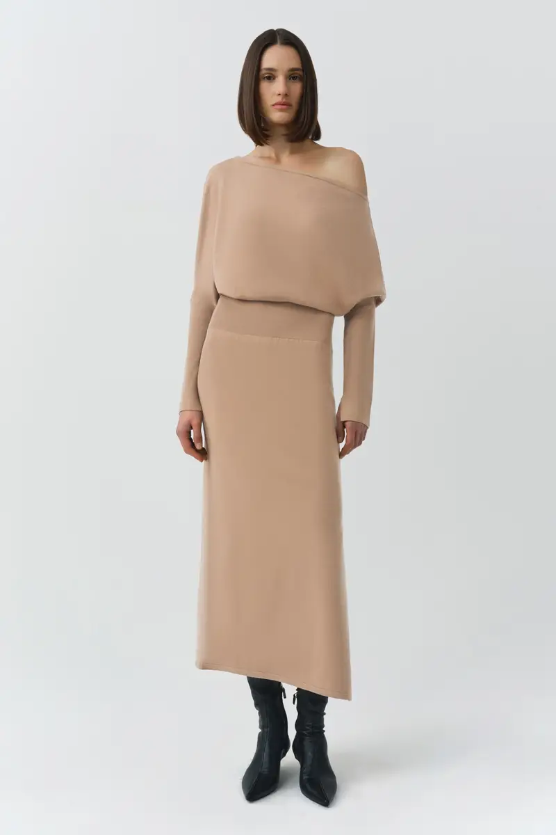 Simkhai Janese Off Shoulder Midi Dress | Thumbnail 2 Simkhai Janese Off Shoulder Midi Dress | Thumbnail 2