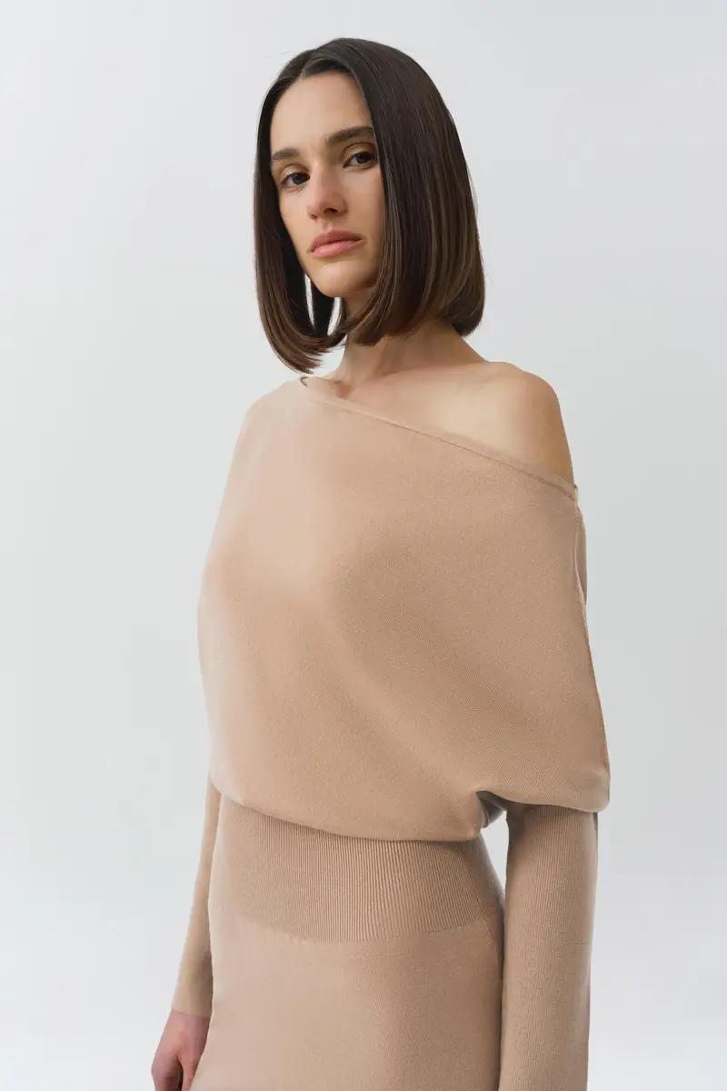 Simkhai Janese Off Shoulder Midi Dress | Thumbnail 4 Simkhai Janese Off Shoulder Midi Dress | Thumbnail 4