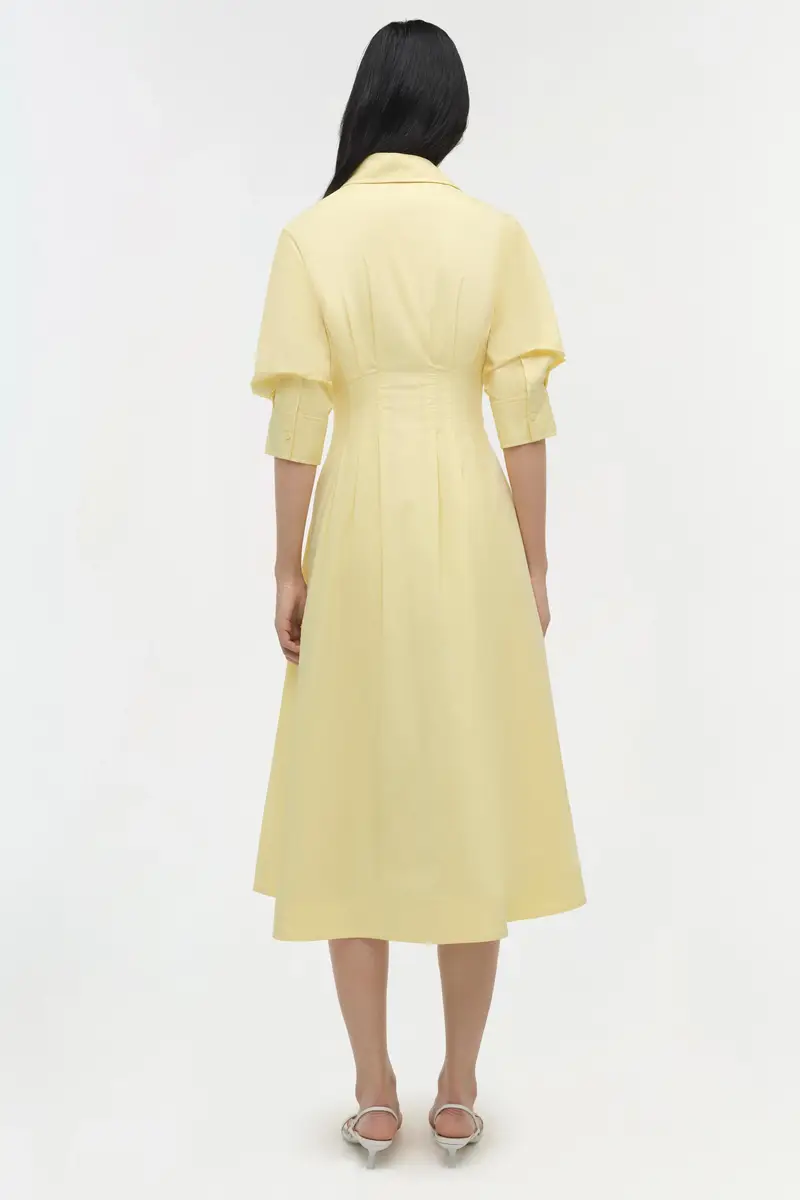 Simkhai Jazz Cotton Pintuck Midi Dress | Thumbnail 5