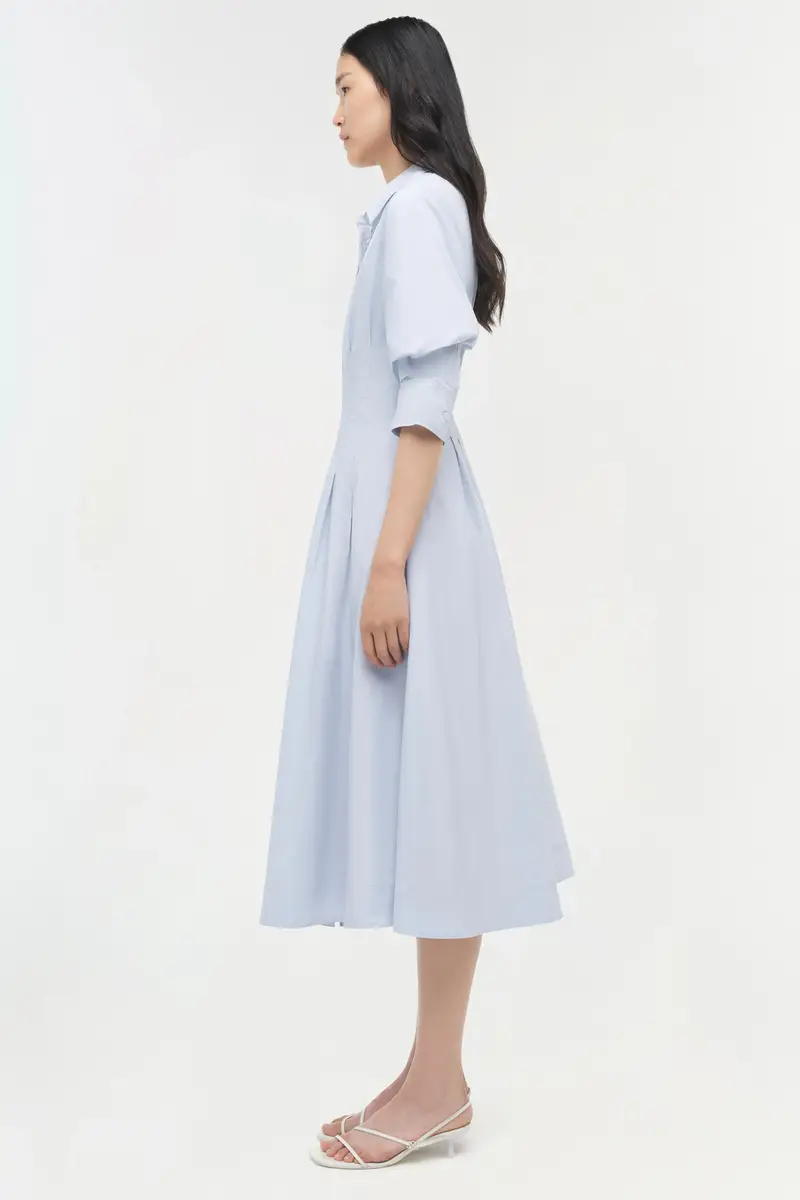 Simkhai Jazz Cotton Pintuck Midi Dress | Thumbnail 4 Simkhai Jazz Cotton Pintuck Midi Dress | Thumbnail 4