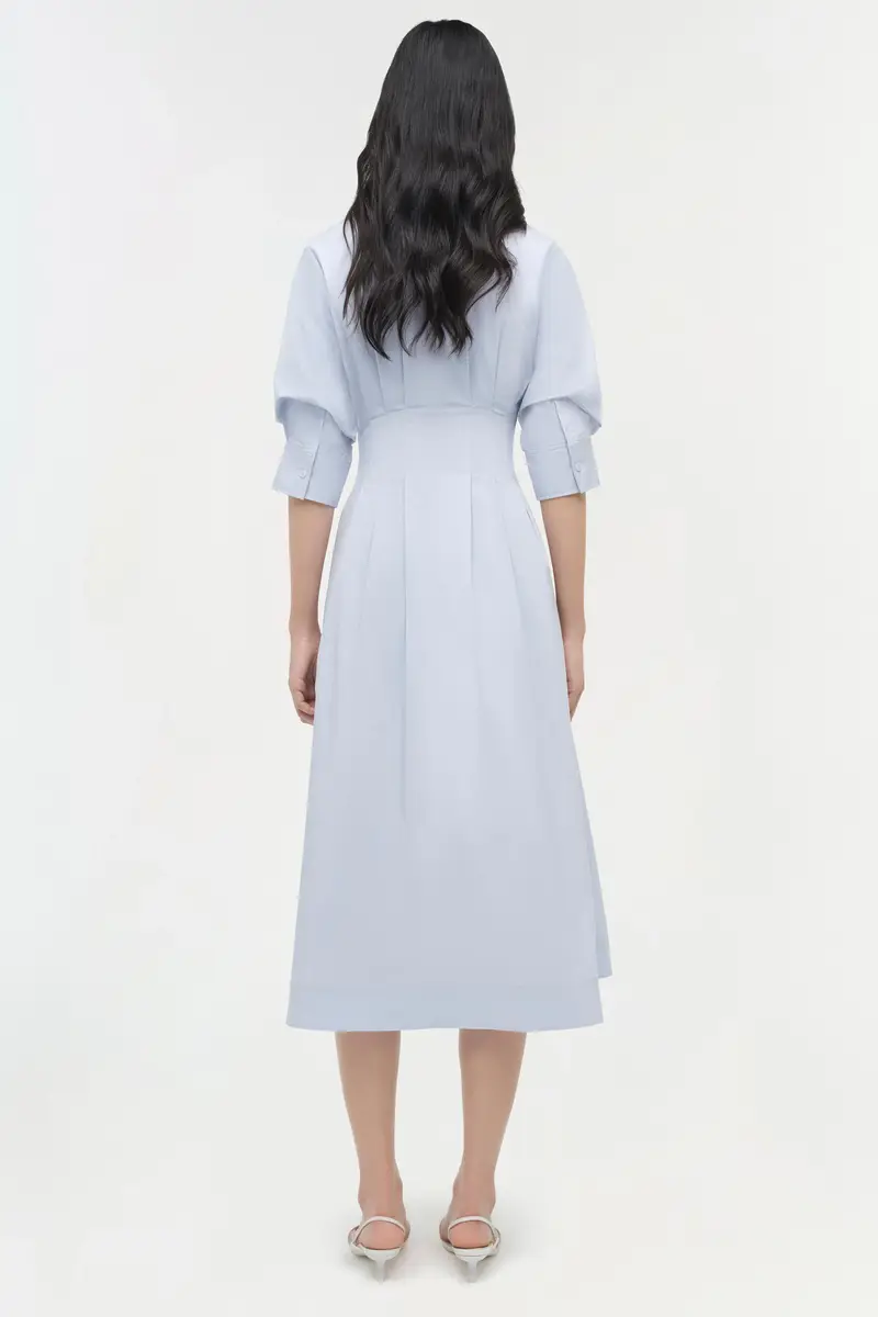 Simkhai Jazz Cotton Pintuck Midi Dress | Thumbnail 5 Simkhai Jazz Cotton Pintuck Midi Dress | Thumbnail 5