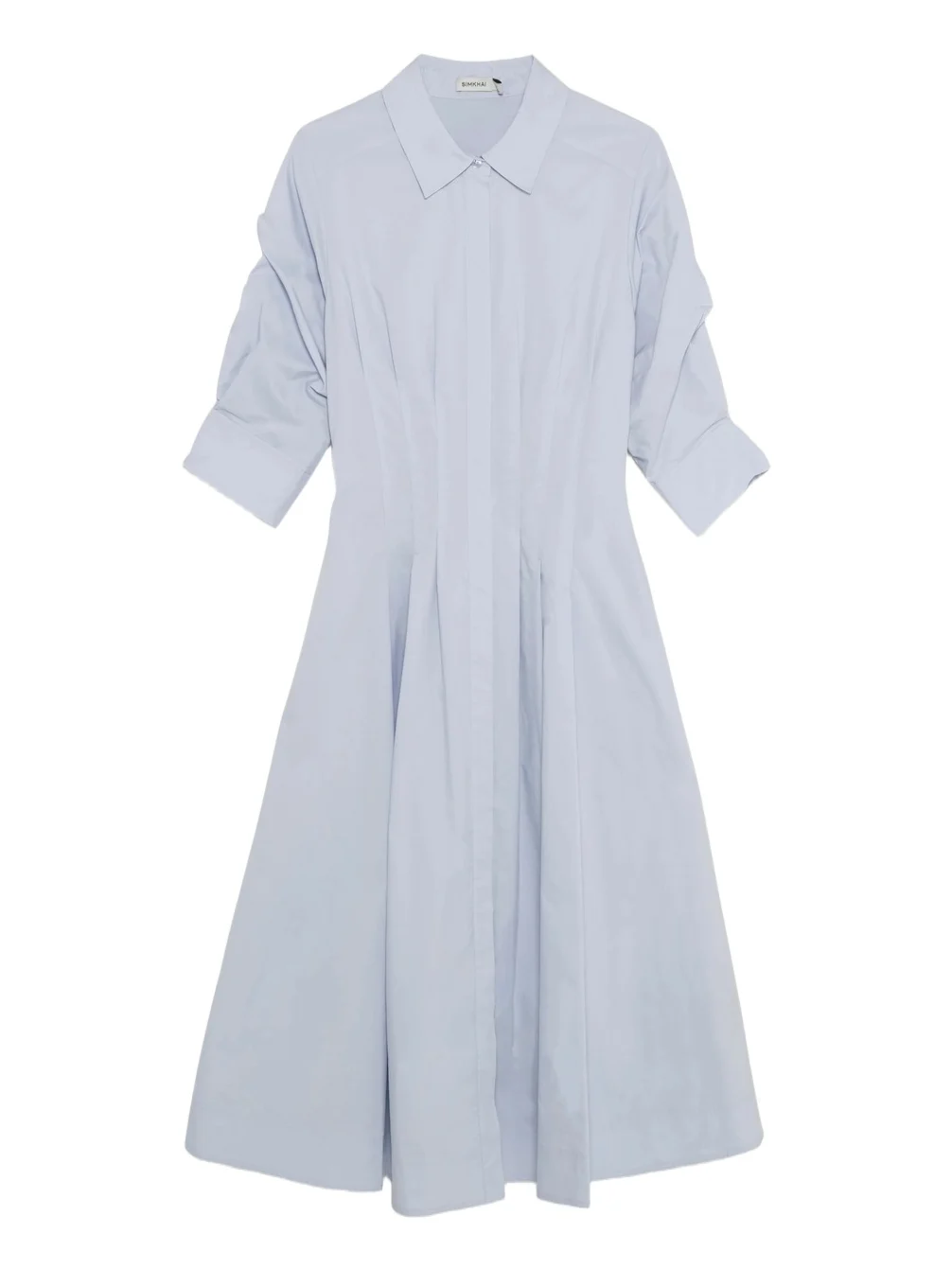Jazz Cotton Pintuck Midi Dress